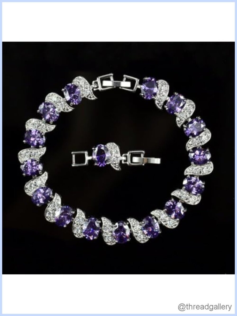 Zircon Bracelet Shiny Party Banquet Jewelry for Women